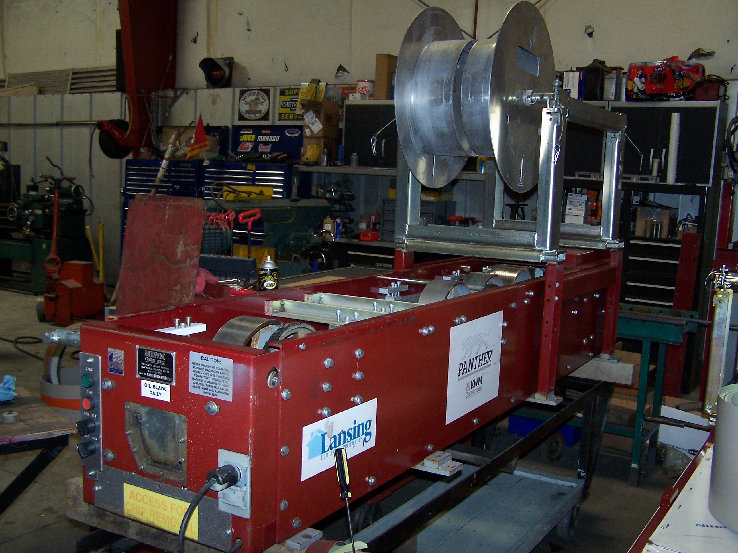 2006 KWM 5" Panther Gutter Machine KMar Building Products, INC.